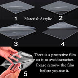 Dustproof Transparent Disposable Gloves Dispenser Wall Mount Clear Acrylic Gloves Storage Box Container