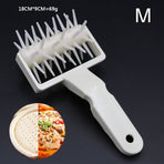 Pastry Pizza Plastic Dough Needle Wheels Roller Bread Hole Punch DIY Baking Tool