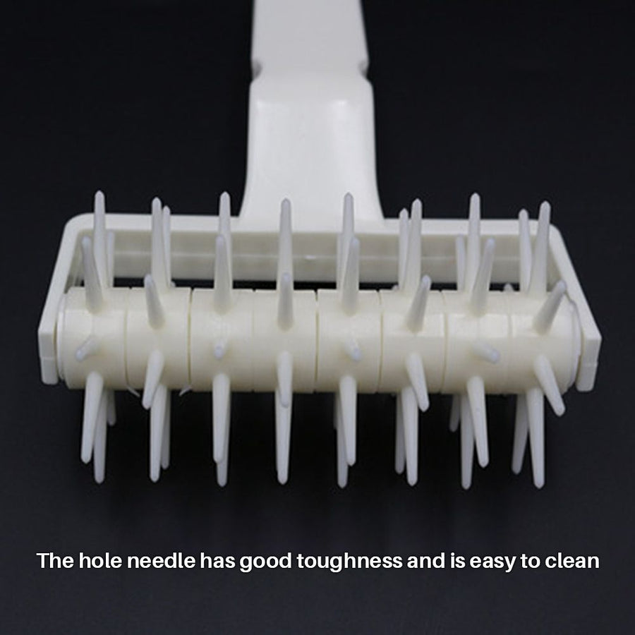 Pastry Pizza Plastic Dough Needle Wheels Roller Bread Hole Punch DIY Baking Tool