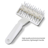 Pastry Pizza Plastic Dough Needle Wheels Roller Bread Hole Punch DIY Baking Tool - Close-Up Angle