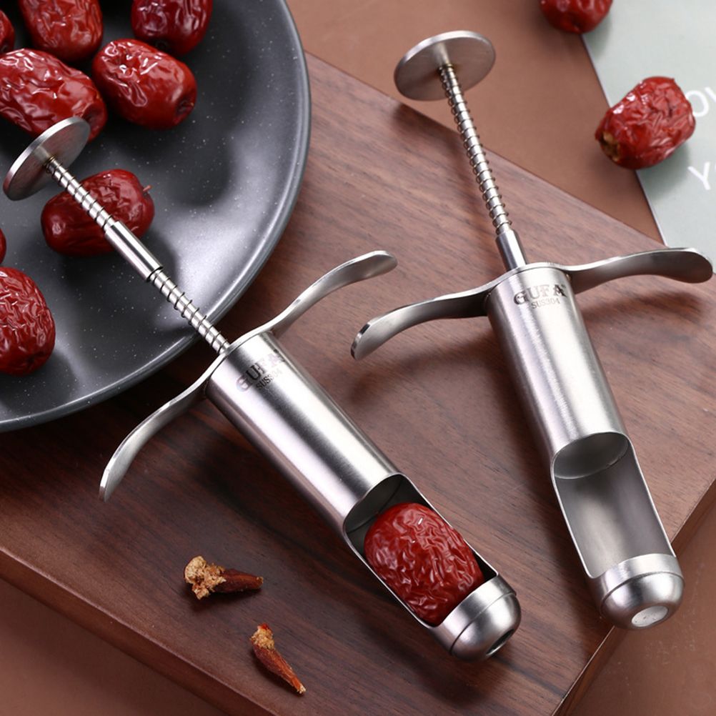 Fruit Corer Pitter Stainless Steel Core Seed Remover Tool for Apple Pear Cherry Jujube
