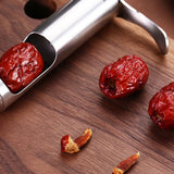 Fruit Corer Pitter Stainless Steel Core Seed Remover Tool for Apple Pear Cherry Jujube - Rear View