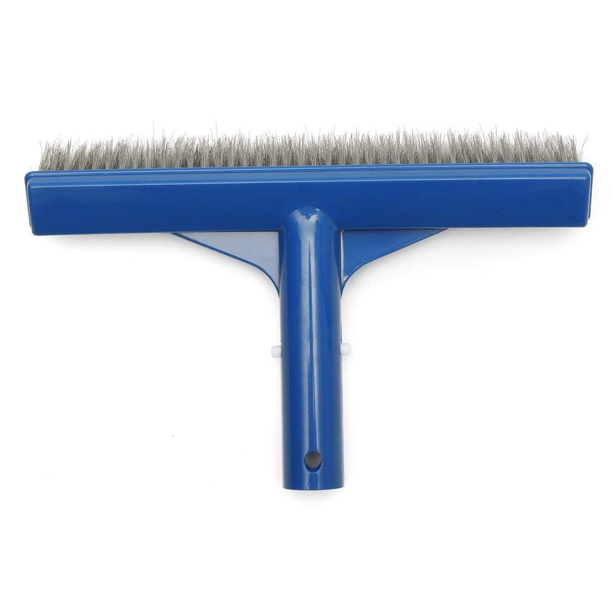 10 Inch Heavy Duty Stainless Steel Wire Pool Algae Brush for Concrete and Gunite Pools and Walkways