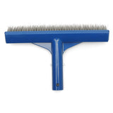 10 Inch Heavy Duty Stainless Steel Wire Pool Algae Brush for Concrete and Gunite Pools and Walkways