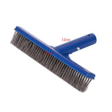 10 Inch Heavy Duty Stainless Steel Wire Pool Algae Brush for Concrete and Gunite Pools and Walkways