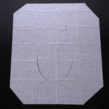 100PCS Portable Hygienic Toilet Cushions Disposable Toilet Seat Cover Mat Paper - Front View