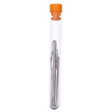 9Pcs Large Eye Blunt Needles Stainless Steel Yarn Knitting Needles Sewing Needles Knitting Weaving Stringing Needles with Needle Bottle - 45-Degree Angle