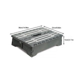 Folding Step Stool Portable PP Plastic Stool Non Slip Auxiliary Ladder for Pregnant Elderly