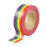 100CM Colorful Rainbow Adhesive Paper Tape School Office Supplies DIY Scrapbooking Stationery