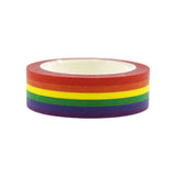 100CM Colorful Rainbow Adhesive Paper Tape School Office Supplies DIY Scrapbooking Stationery