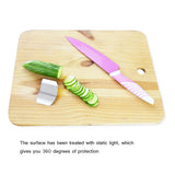 4PCS Stainless Steel Finger Cutting Protector Kitchen Safe Chop Cut Tool Guard Kitchen Tool - 45-Degree Angle