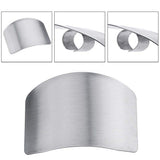 4PCS Stainless Steel Finger Cutting Protector Kitchen Safe Chop Cut Tool Guard Kitchen Tool