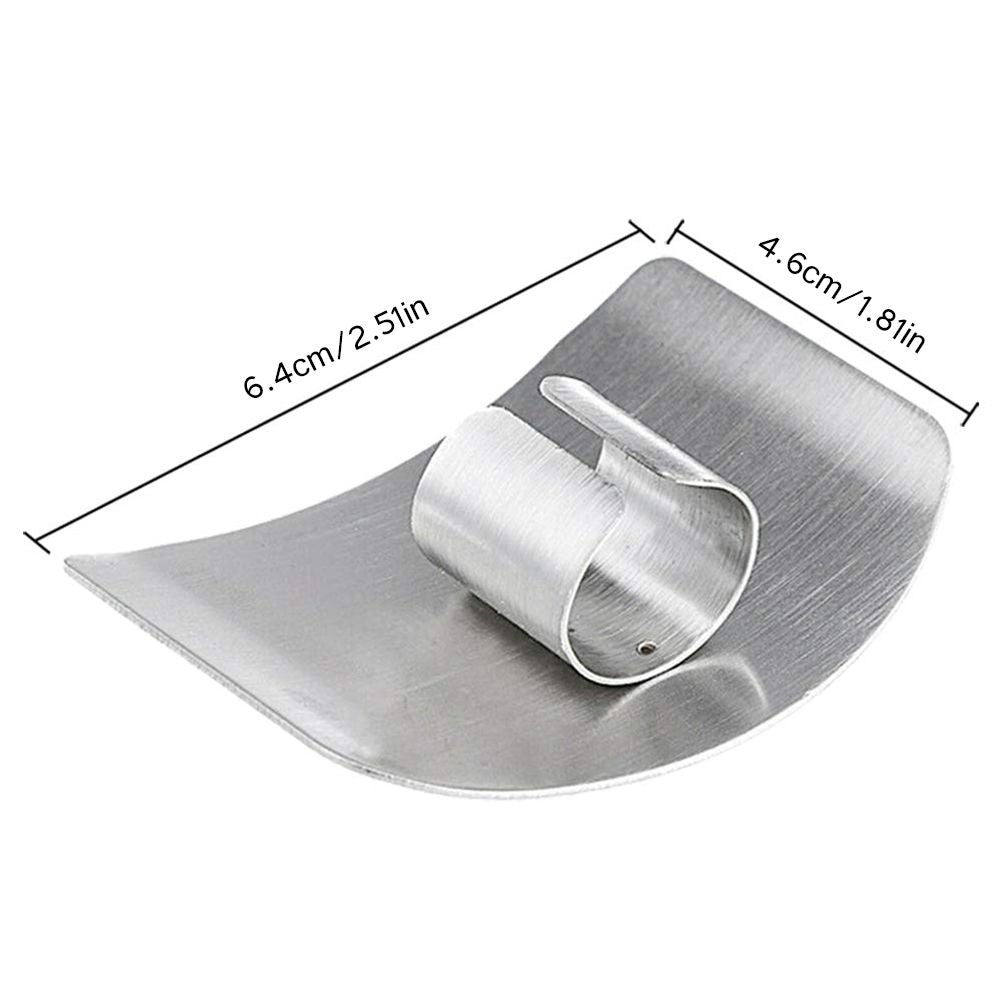 4PCS Stainless Steel Finger Cutting Protector Kitchen Safe Chop Cut Tool Guard Kitchen Tool