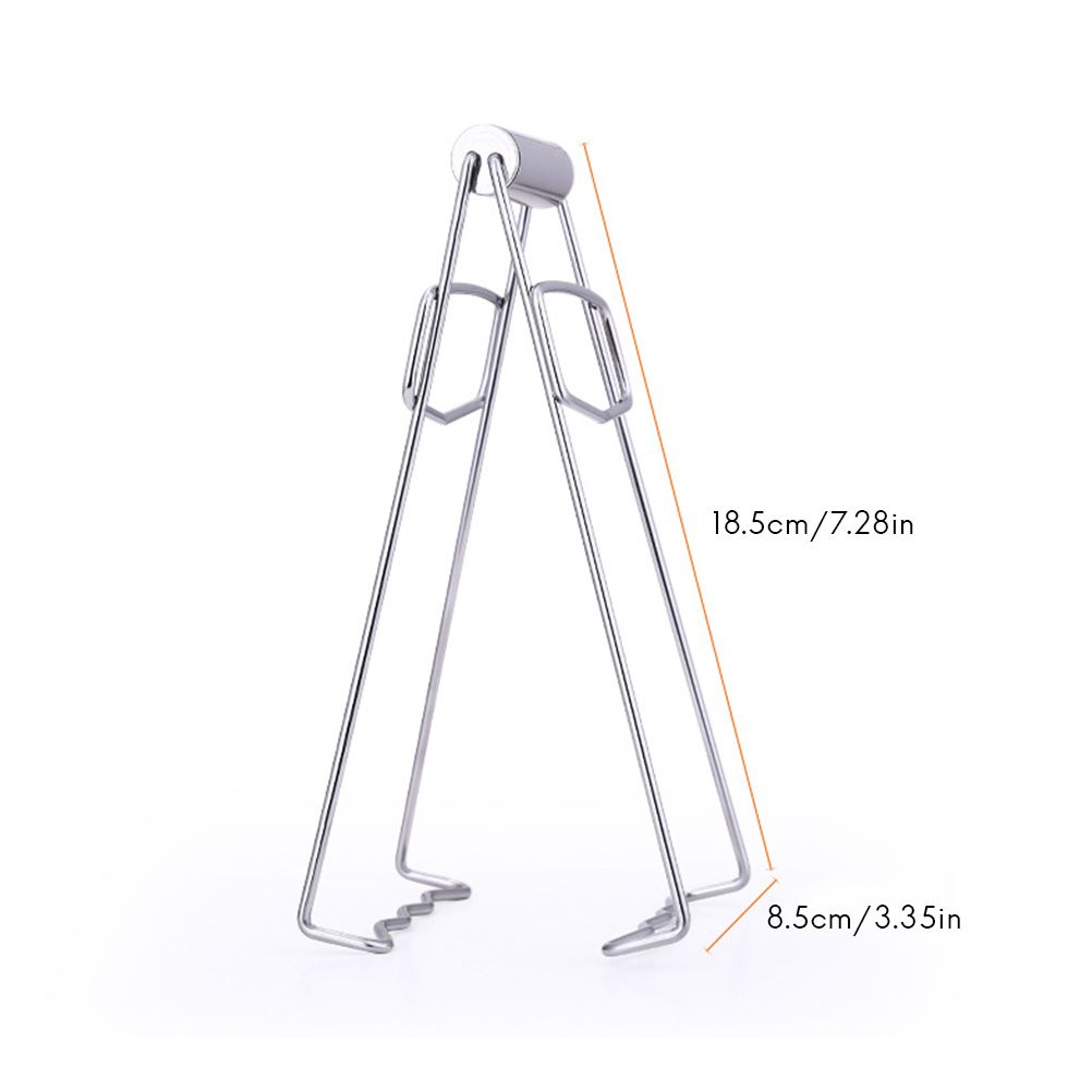 1Pcs Kitchen Stainless Steel Pot Pan Dish Bowl Clip Foldable Dish Plate Clip Tong Kitchen Clamp Cooking Tool