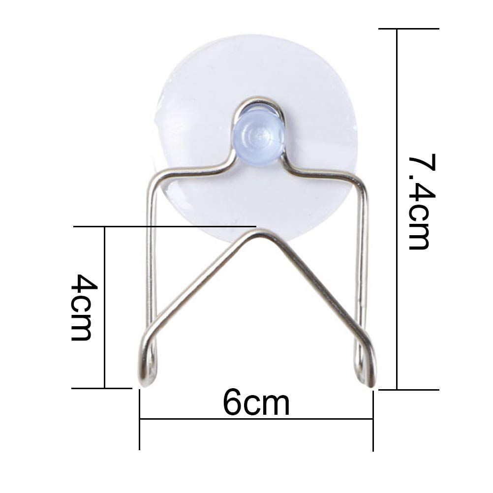 Kitchen Bathroom Drying Rack Stainless Steel Toilet Sink Suction Sponges Holder Rack Suction Cup Dish Cloths Holder