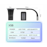 10W Ultrathin LED Aquarium Light Highlight Aquarium Lamp with Clip