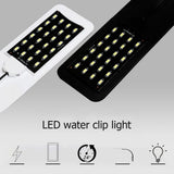 10W Ultrathin LED Aquarium Light Highlight Aquarium Lamp with Clip