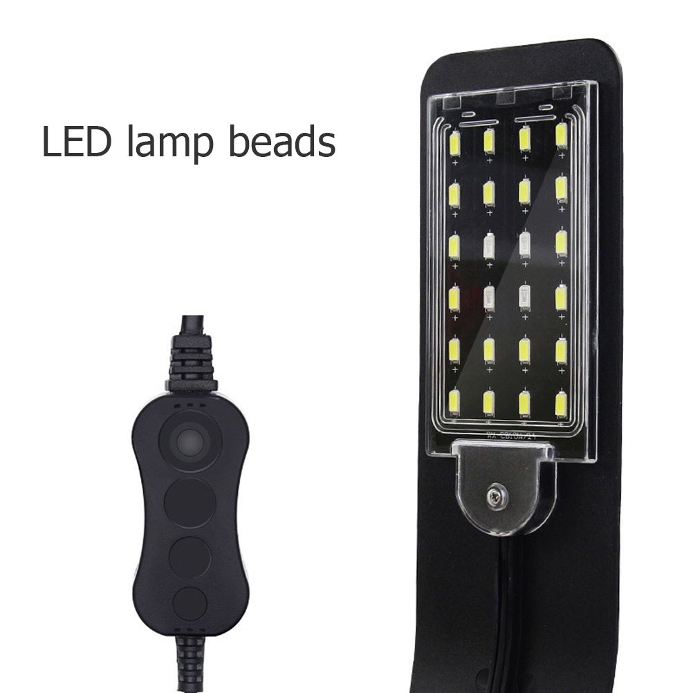 10W Ultrathin LED Aquarium Light Highlight Aquarium Lamp with Clip