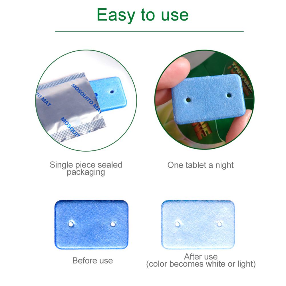 30Pcs Mosquito Repellent Tablet Anti Insect Tablet Pest Repellent for Electric Mosquito Coil