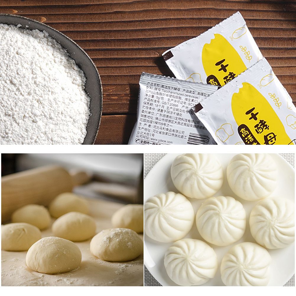 10 Bags Baker s Yeast Kitchen Active Dry Yeast Baking Yeast for Bread Cake