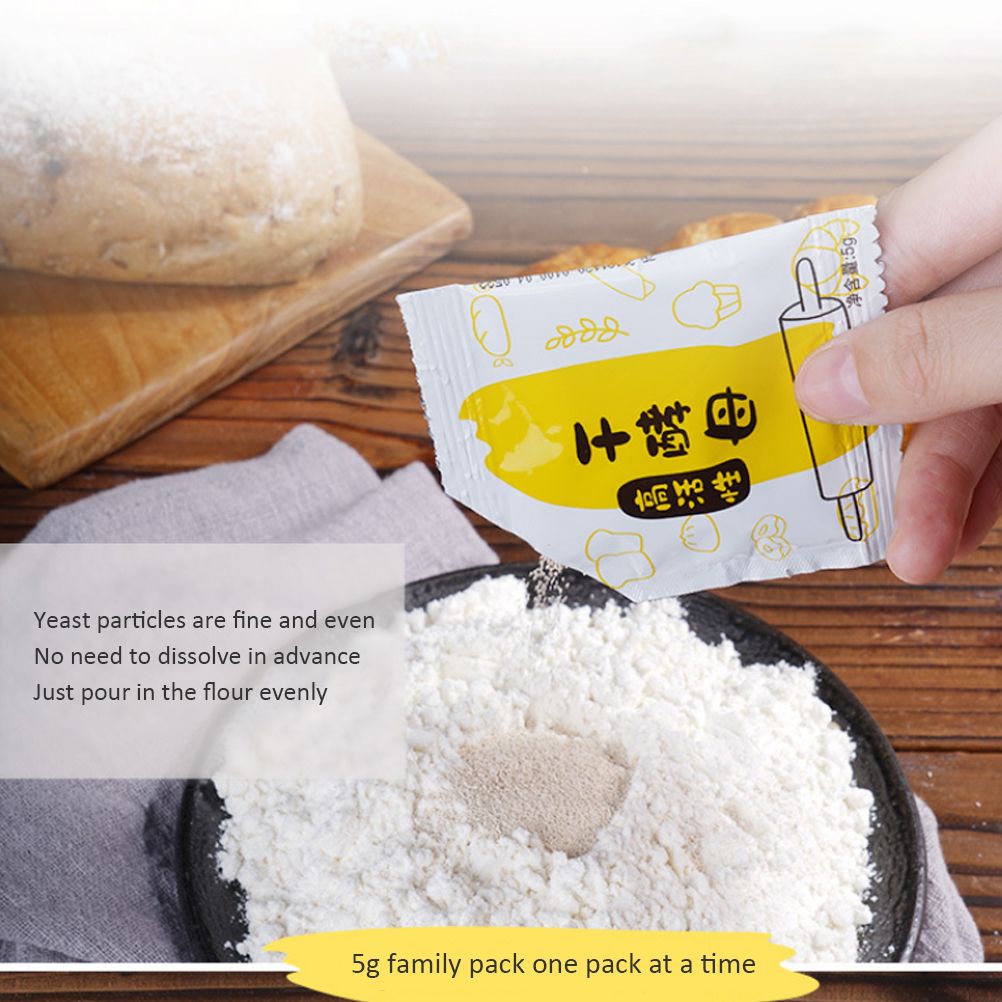 10 Bags Baker s Yeast Kitchen Active Dry Yeast Baking Yeast for Bread Cake