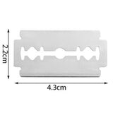 Bread Bakers Cutter Slashing Tool Bread Lame Dough Scoring Blade Tools Making Razor Cutter with Leather Protective Case - Top-Down View