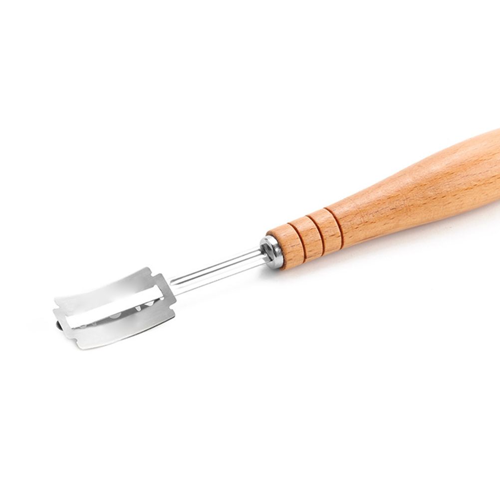 Bread Bakers Cutter Slashing Tool Bread Lame Dough Scoring Blade Tools Making Razor Cutter with Leather Protective Case