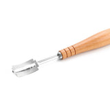 Bread Bakers Cutter Slashing Tool Bread Lame Dough Scoring Blade Tools Making Razor Cutter with Leather Protective Case - Low Angle