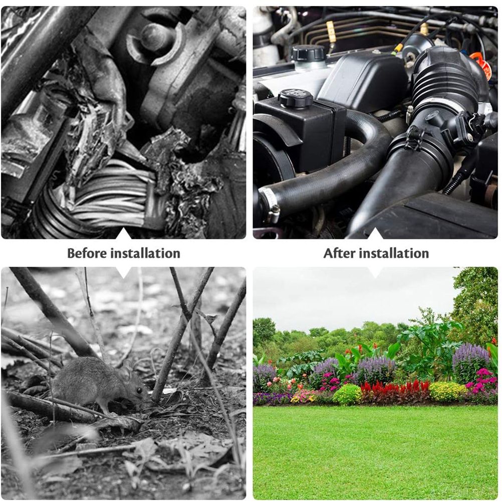 Car Ultrasonic Mouse Repeller Ultrasonic Insect Repellent Device Electronic Mouse Repeller