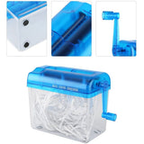 Portable Mini Shredder Manual Paper Documents Cutting Tool for Home Office - Front View