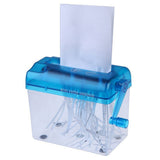 Portable Mini Shredder Manual Paper Documents Cutting Tool for Home Office