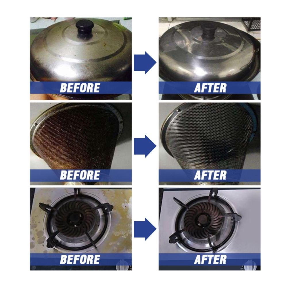 Cleaning Bubble Spray Kitchen Grease Cleaner Multifunctional Rust Remover Mousse Cleaner