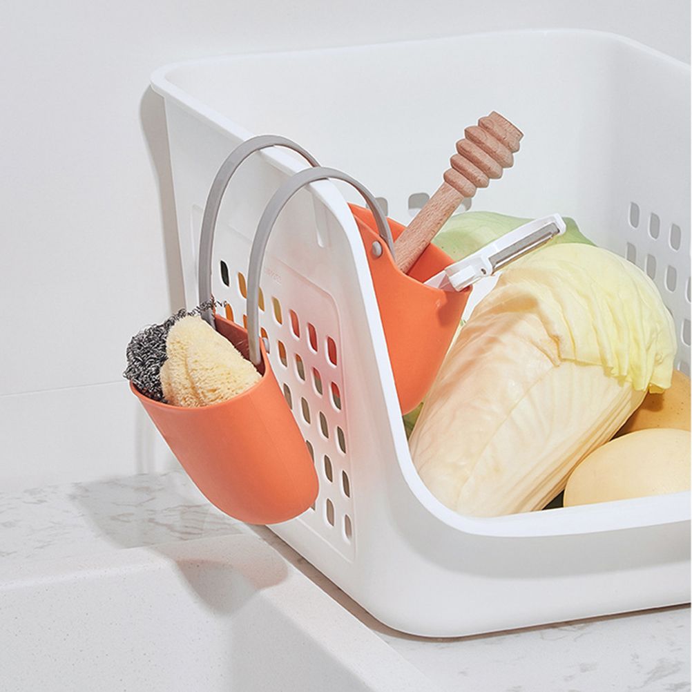 Sink Sponge Holder Hanging Sink Caddy Sponge Holder Kitchen Sink Basket for Sponges