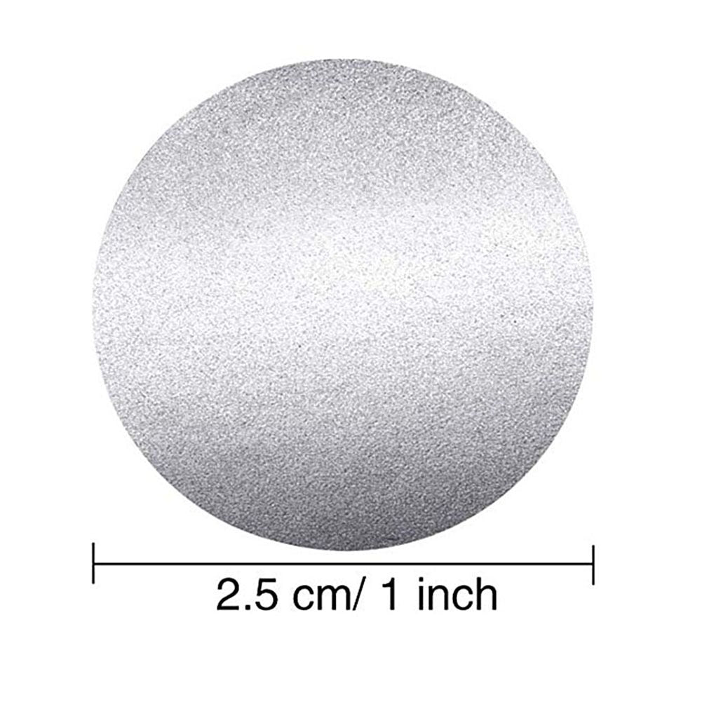 300Pcs Round Scratch Off Stickers 1 Inch Adhesive Scratch Off Labels