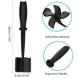 Meat Chopper Multifunctional Ground Beef Masher Ground Beef Turkey Nylon Chopper Utensil Non Stick Cookware - Front View
