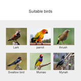 Wooden Bird Nest Hanging Bird House Natural Wooden Bird Cage Resting Place for Birds