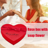 10 Pcs Scented Soap Flower Gift Rose Box Bouquet Festival Gift for Anniversary Birthday Wedding - Close-Up Angle