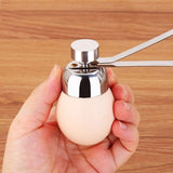 Practical Stainless Steel Egg Topper Cutter Boiled Egg Shell Opener Tool