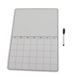 Whiteboard Monthly Planner Refrigerator Magnetic Message Board Memo Boards Fridge Magnet Calendar Daily Planner