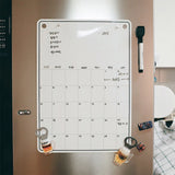 Whiteboard Monthly Planner Refrigerator Magnetic Message Board Memo Boards Fridge Magnet Calendar Daily Planner