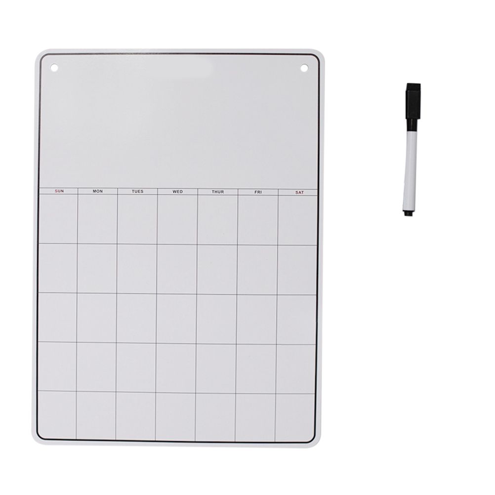 Whiteboard Monthly Planner Refrigerator Magnetic Message Board Memo Boards Fridge Magnet Calendar Daily Planner