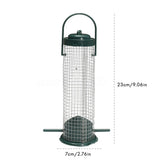 Plastic Bird Feeder Wire Grids Bird Wild Outdoor Garden Hanging Feeder