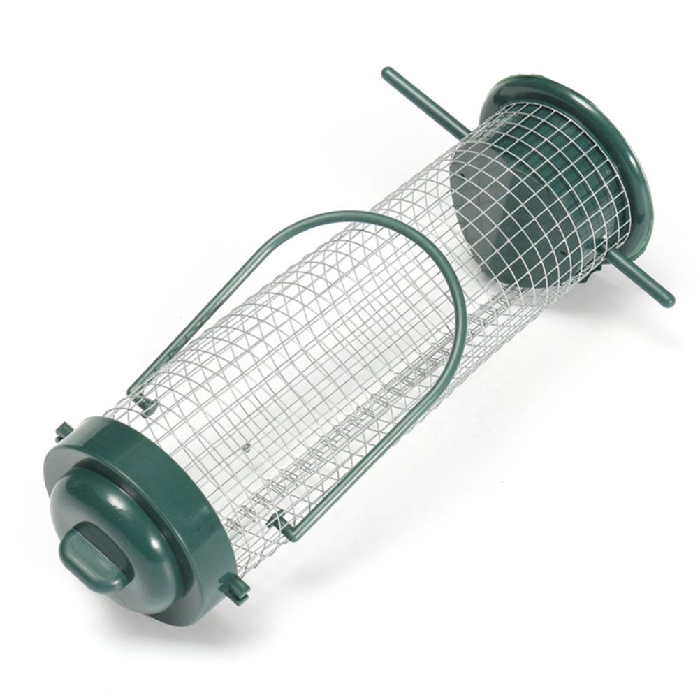 Plastic Bird Feeder Wire Grids Bird Wild Outdoor Garden Hanging Feeder