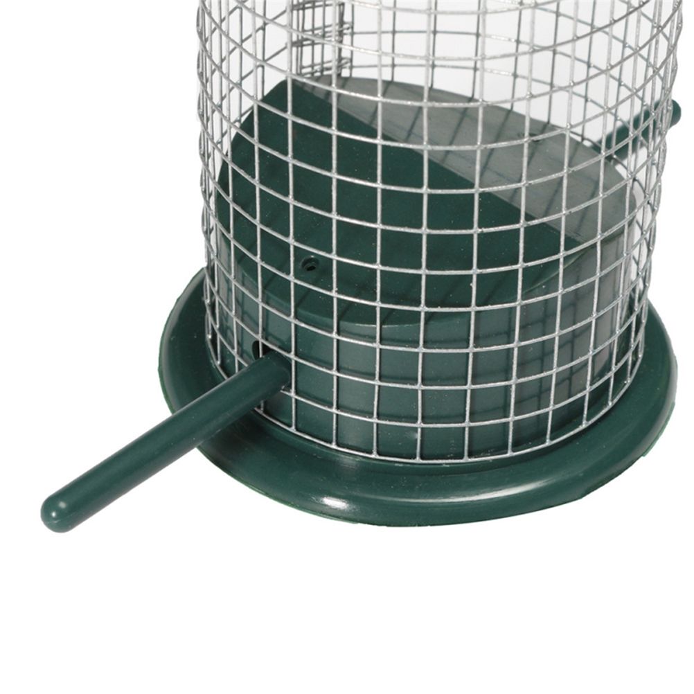 Plastic Bird Feeder Wire Grids Bird Wild Outdoor Garden Hanging Feeder
