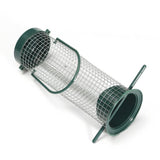 Plastic Bird Feeder Wire Grids Bird Wild Outdoor Garden Hanging Feeder - Low Angle