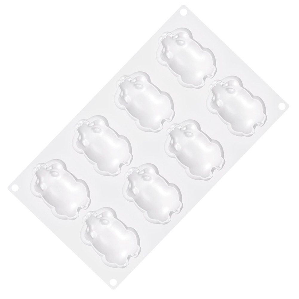 8 Cavity Rat Mold Silicone Mouse Mold Cute Baking Mold for Cake Jelly Chocolate