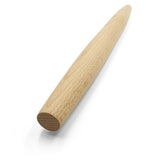 French Rolling Pin for Baking Wood Rolling Pins for Pizza Pasta Pastry Bread Kitchen Baking Tool - Front View