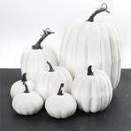 7PCS Simulation Pumpkin Model Artificial Pumpkin Decoration Home Table Decor for Thanksgiving and Halloween