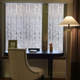 Bamboo Window Film Stained Glass Film Frosted Window Decal Decorative Window Cling No Glue Removable Window Stickers