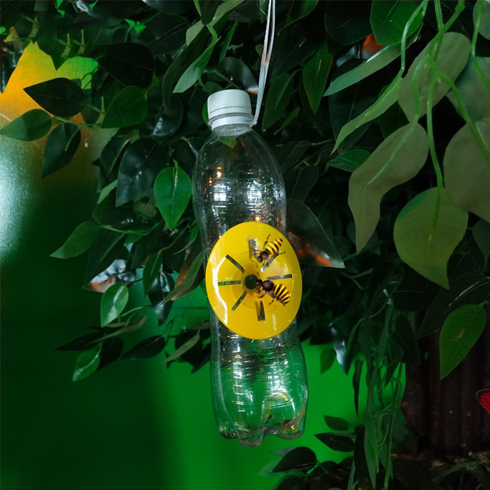 10Pcs Flower Shaped Bee Catcher Garden Home Killer Mini Flying Trap Reusable Practical Outdoor Pest Control